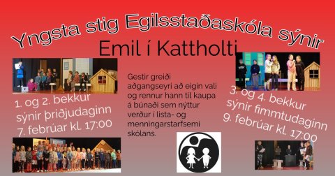 Árshátíð yngsta stigs 7. og 9.febrúar