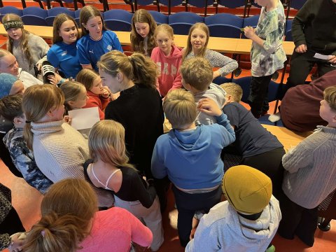 Áslaug Munda knattspyrnukona í heimsókn