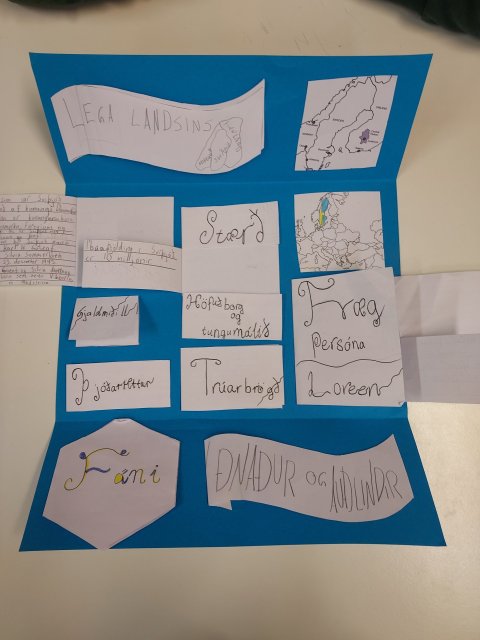 Evrópuverkefni í 7. bekk