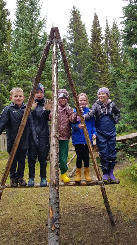 Þriðji bekkur í Náttúruskólanum