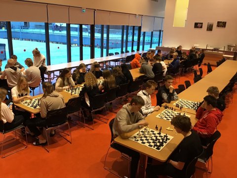 skákkeppni Egilsstaðaskóla